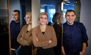 Chef Pasquale Carfora and Elisa Leune from restaurant Aroma