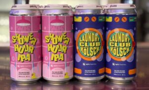 Shower Hour IPA and Laundry Club Kölsch - Beer made from recycled shower and laundry water