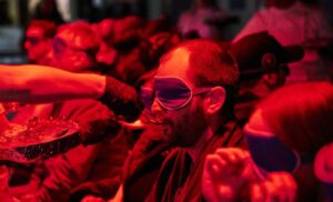 Spoon fed tasting at the SMAKFEST at the IKEA Kungens Kurva store in Stockholm 