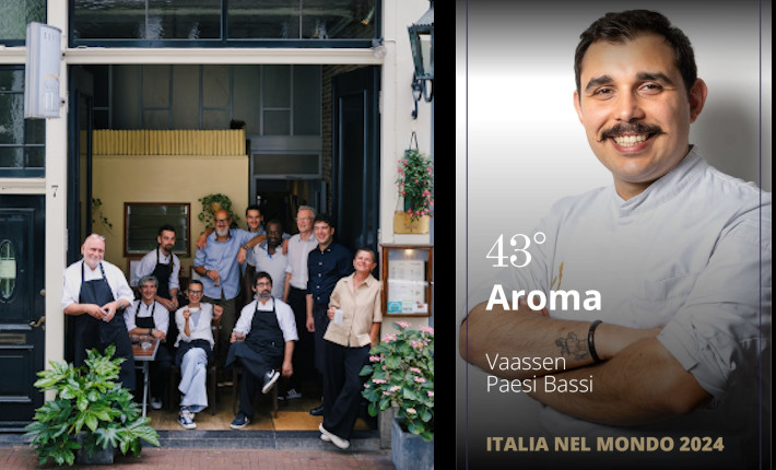 2 Dutch restaurants in the 50 best Italian restaurants - Pianeta Terra - Aroma