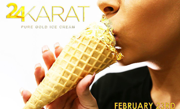 24Karat gold ice cream by Snowopolis 3