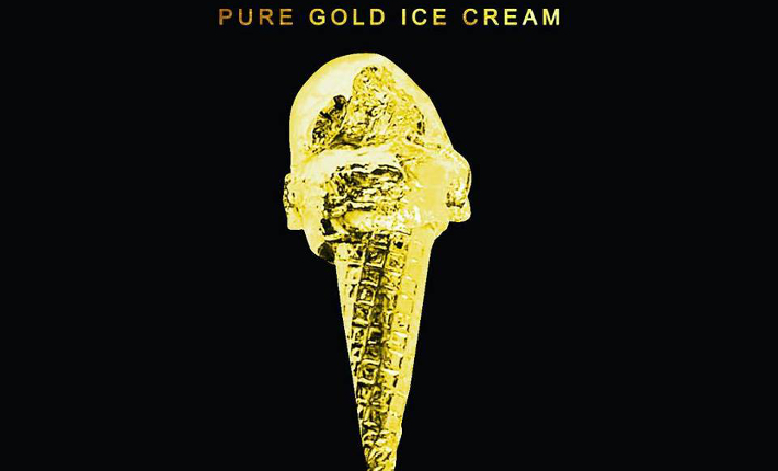 24Karat gold ice cream by Snowopolis