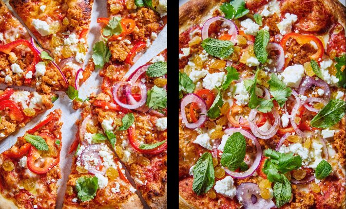 At Otomat this spring on the menu - Pizza the ‘Rock The Kasbah’ - credits @Bramski