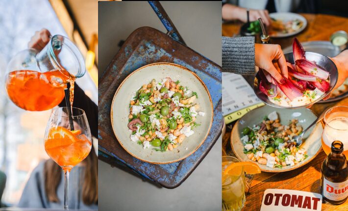 At Otomat this spring ‘You’ve Got The L’Oeuf’ pizza and pitchers of spritz - credits Wingman Agency - Lukas Wouters