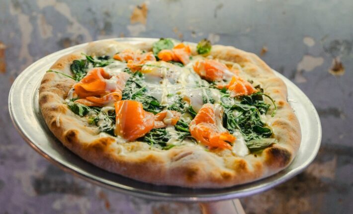 At Otomat this spring ‘You’ve Got The L’Oeuf’ pizza credits Wingman Agency - Lukas Wouters