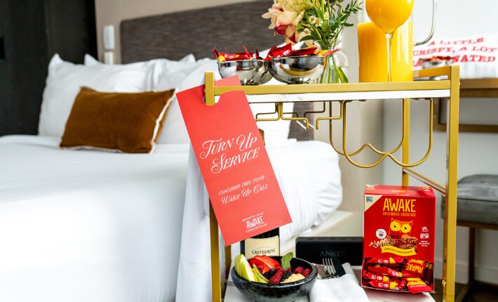 AWAKE Chocolate launches the first ‘turn up service’ in the Walker Hotels