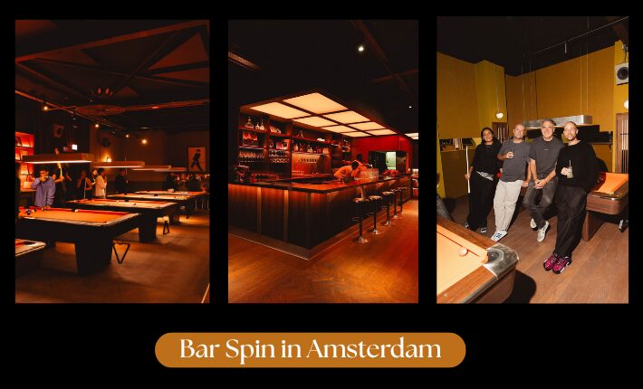 Bar Spin where you can play pool -enjoy vinyl - and bites and cocktails - credits Anouk Janmaat