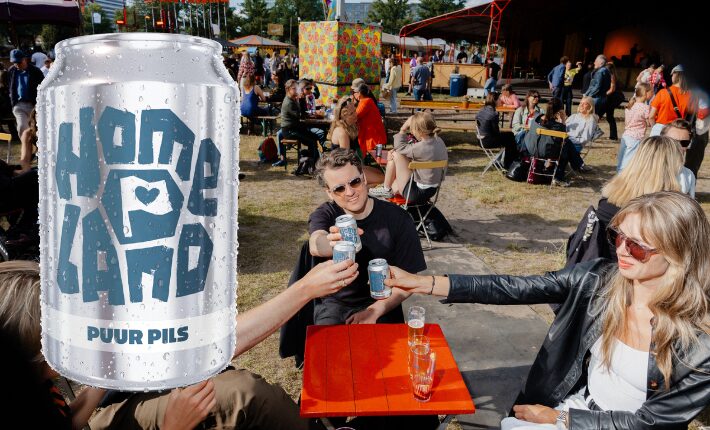 Brouwerij (brewery) Homeland in Amsterdam launched its own lager, Homeland Puur Pils.
