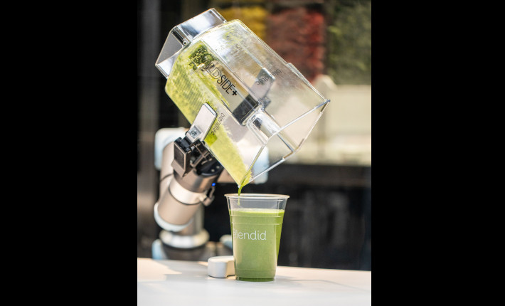 Blendid Robotic food automation platform in action