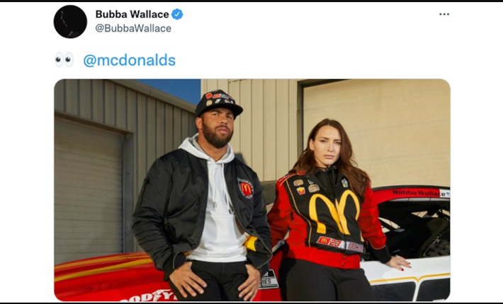 Bubba Wallace and McDonald’s USA Racewear collection