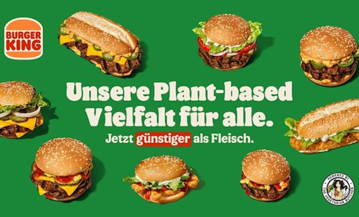 Burger King Germany makes plantbased cheaper as meat