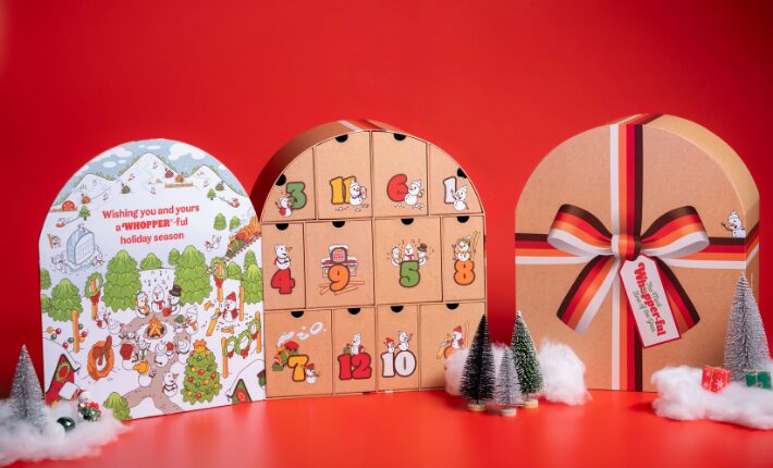 Celebrate a whopper-ful time with Burger King's limited edition advent calendar