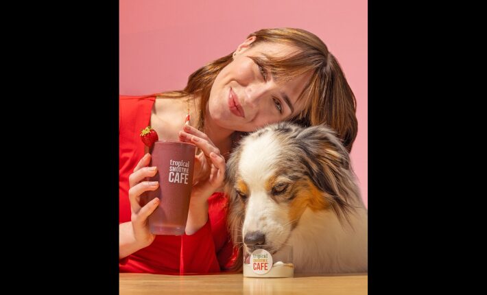 Celebrating Valentine’s Day with the ‘Puppy Power Bowl’ at Tropical Smoothie Cafe