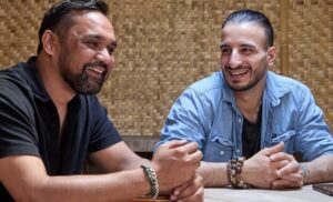 Chefs Sandip Patel and Faeiq Al Mamoori of FLATONS in Antwerp - credits Jan Mast