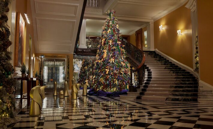 Claridge's Christmas Tree 2025 by Daniel Lee from Burberry