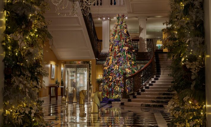 Claridge's Christmas Tree 2025 by Daniel Lee from Burberry