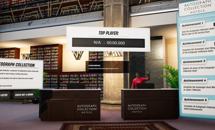 Check in at the Autograph Collection Hotels in the Marriot Bonvoy Land Game