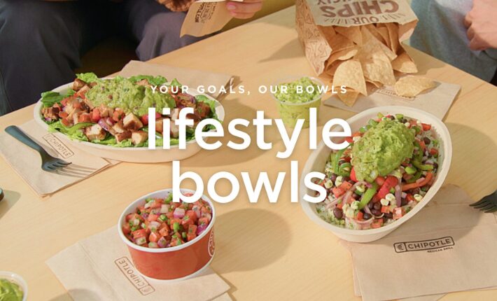 Chipotle X Strava - lifestyle bowls