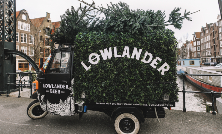 Christmas tree to table by Lowlander Beer