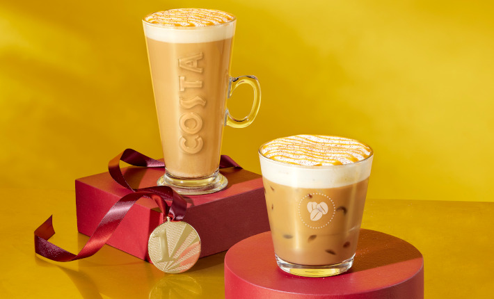 Costa Coffee - Golden Caramel Latte Macchiato & Iced Latte Macchiato