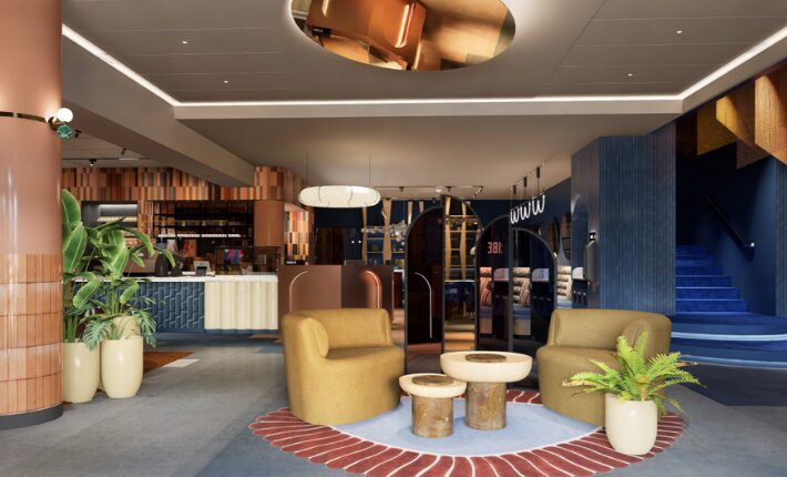 Entrance lobby TRIBE The Hague