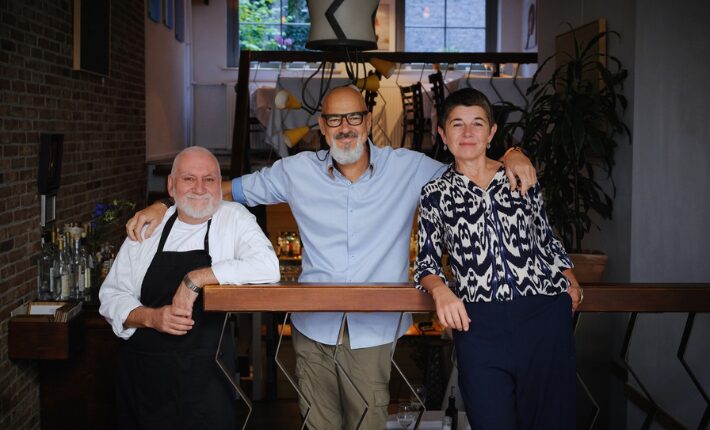 Van links naar rechts: Fabio Antonini, Raul Mini en Laura Martini. (Foto: Rinze Vegelien / Today’s Brew)