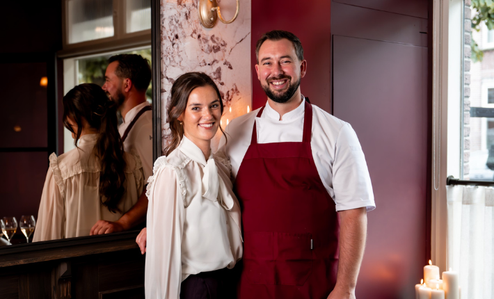 Fenna Monsieur & Harm Dierks of restaurant À la Maison - captured by Gerlinde