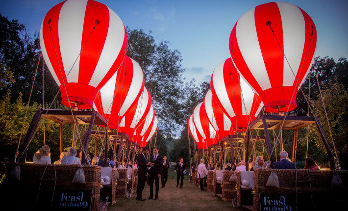 Feast on Cloud 9 at The Grove hotel and spa - credits Bacchus Agency