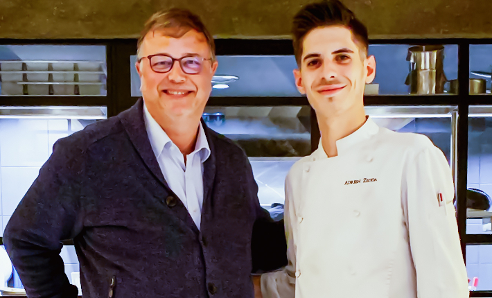 Frank Fol & the best vegetarian chef Adrien Zedda of Culina Hortus
