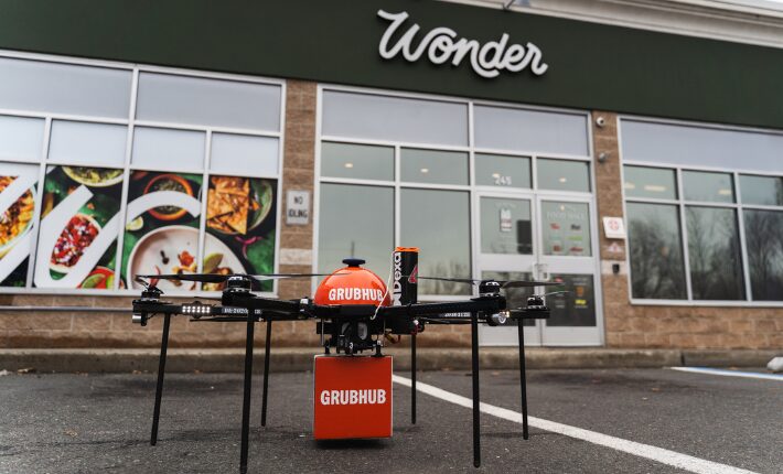 Grubhub launches drone delivery pilot with Dexa at Wonder in New Jersey
