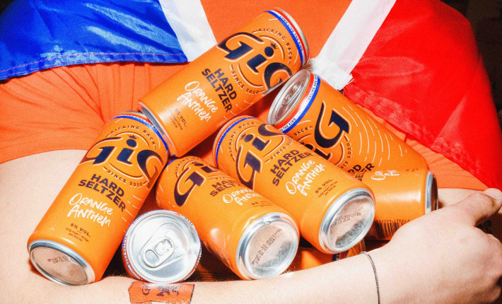 GiG Orange Anthem - a special hard seltzer for King's Day in the Netherlands 1