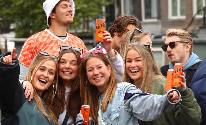 GiG Orange Anthem - a special hard seltzer for King's Day in the Netherlands 2
