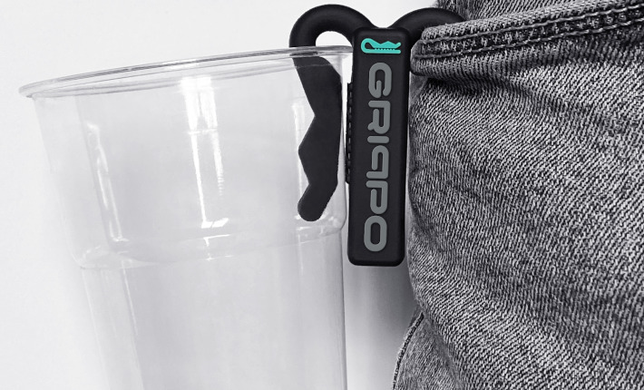 Grippo cup holder - useful at festivals