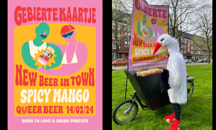 Hoppy White - Spicy Mango - the first beer of Queer Beer