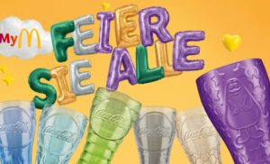 All in purple | Grimace brings birthday vibes to McDonald’s Germany