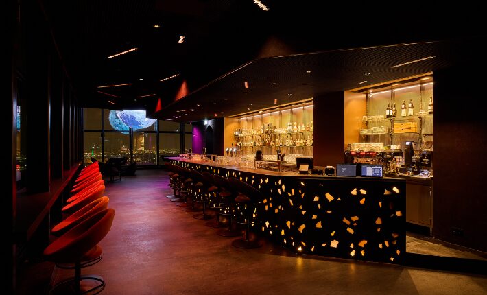 From January 2nd, Celest's sky bar will be open on Friday and Saturday evenings