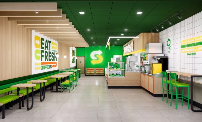 Fresh Forward 2.0 - the new interior design of Subway