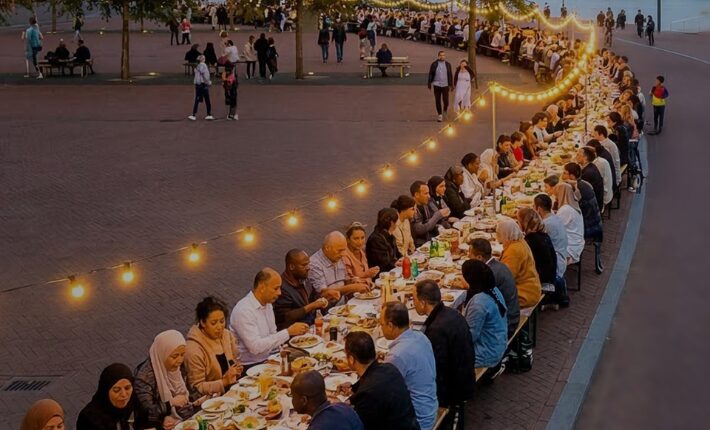 27 metres of sushi for guests at The Longest Table