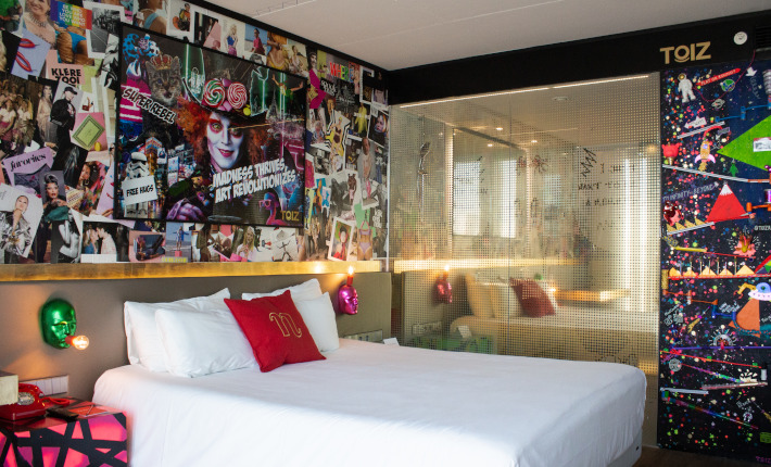 Hotel nhow Rotterdam opened a special TOIZ hotel room