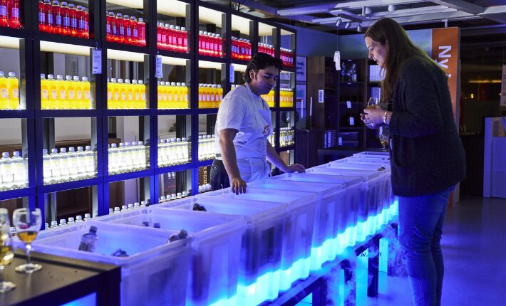 Iskub bar at the SMAKFEST at the IKEA Kungens Kurva store in Stockholm