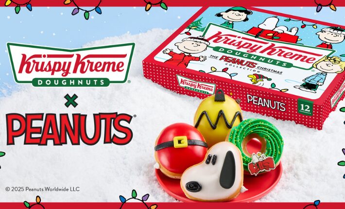 Krispy Kreme launches Peanuts-themed doughnuts this holiday season