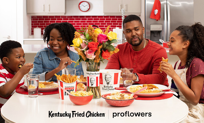 Kentuckey Fried Buckquet - KFC X Proflowers