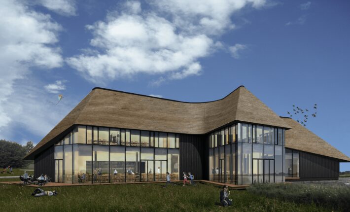 Loetje Oegstgeest at the Klinkenbergerplas - rendering