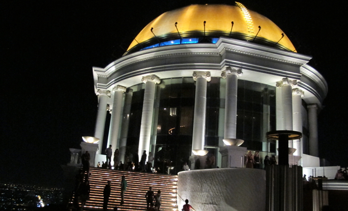 Rooftop view at Lebua