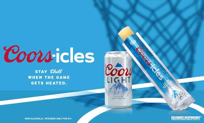 Limited edition Coors Icles by Coors Light