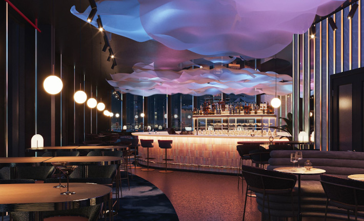 LuminAir - The Bar Above Amsterdam on the DoubleTree by Hilton AMS CS