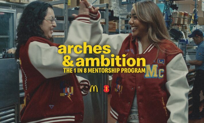 McDonald's in the US launched Arches & Ambition - The 1 in 8 Mentorship Program