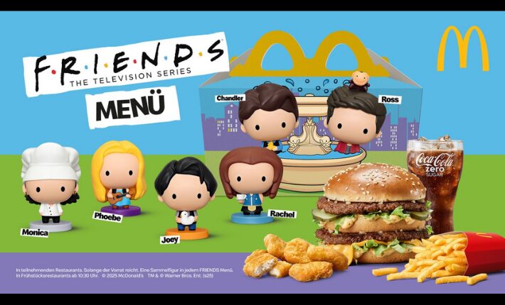 McDonald's Germany and cult series FRIENDS launch new menu
