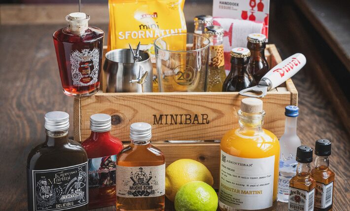 Minibar for the 20th anniversary by brasserie Appelmans & Absinthbar