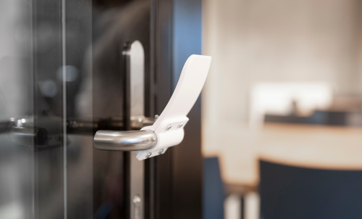 Materialise's 3D printed hands-free door opener